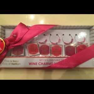 Set of 6 Boutique wine toggles
